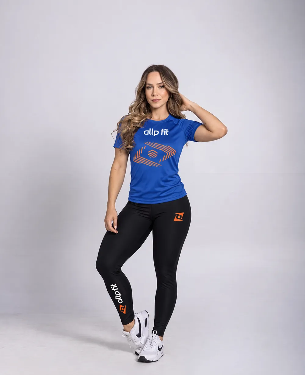 Camiseta dry fit e legging personalizadas da Allp Fit